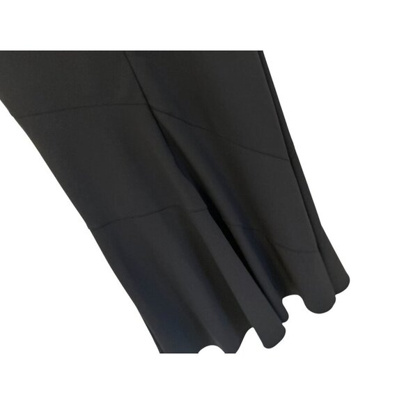 Theory Diagonal Drape Dress Cocktail Business Preppy Old Money Sz 2 - Picture 10 of 14